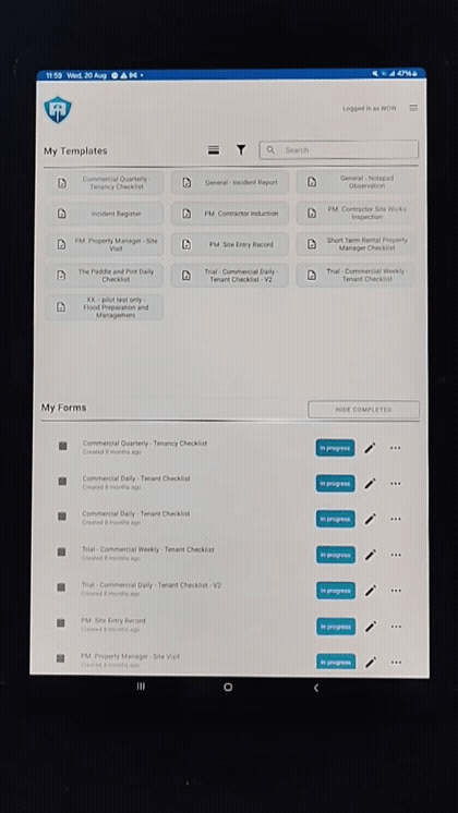 Functionality on mobile devices